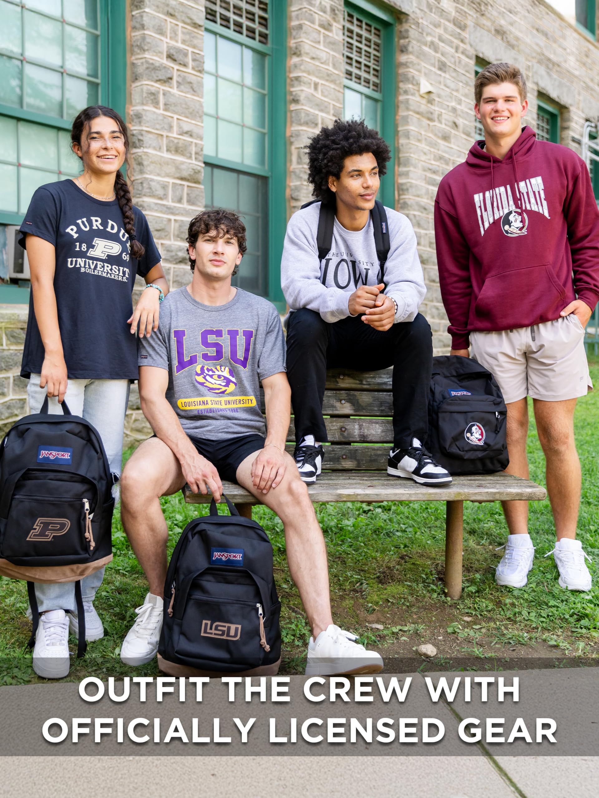 JanSport NCAA Officially Licensed Pregame Short Sleeve T Shirt for Men, Soft & Breathable Triblend Crewneck T Shirt - Image 7